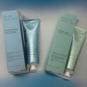Sun + Moon Duo NIB Seas The Day Plump Perfect Moisturizer & Nice To Mask You
